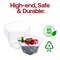 Clear Star Pentagon Disposable Plastic Dessert Cups - 3.5 oz. (288 Cups)